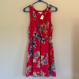 Pink Floral Dress NWT